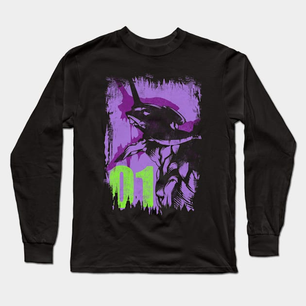 The First Angel Robot Long Sleeve T-Shirt by petterart